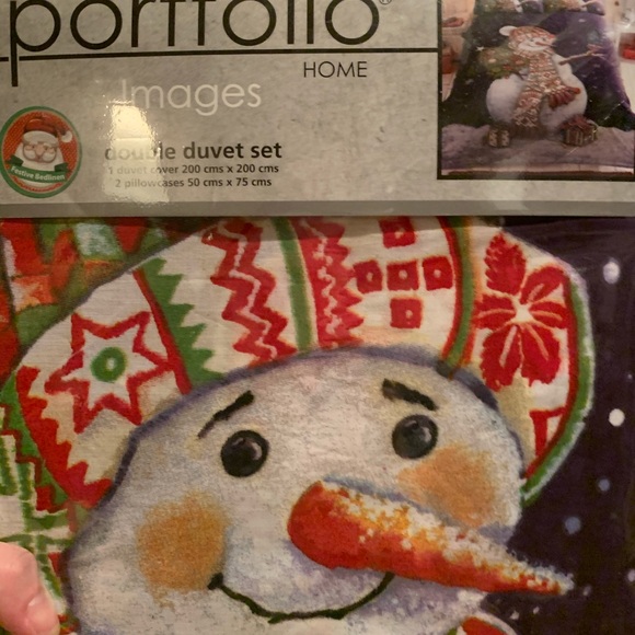 Snowman Christmas Duvet set: Size Double - Picture 3 of 4